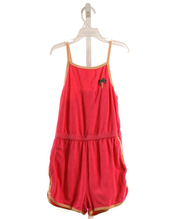 TUCKER & TATE  HOT PINK TERRY CLOTH   ROMPER