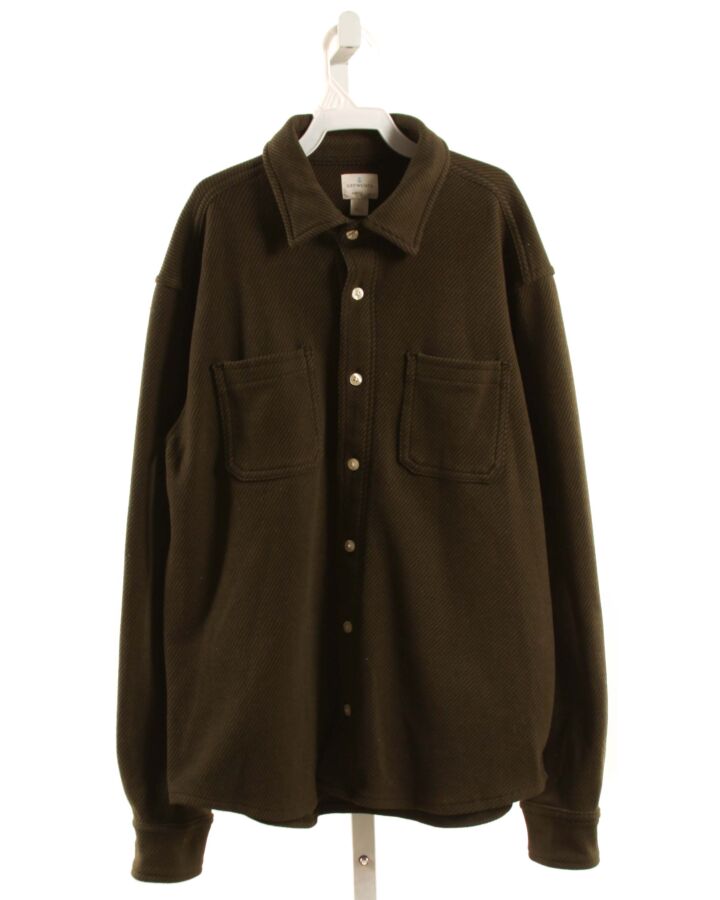 CREWCUTS  FOREST GREEN    SHIRT-LS