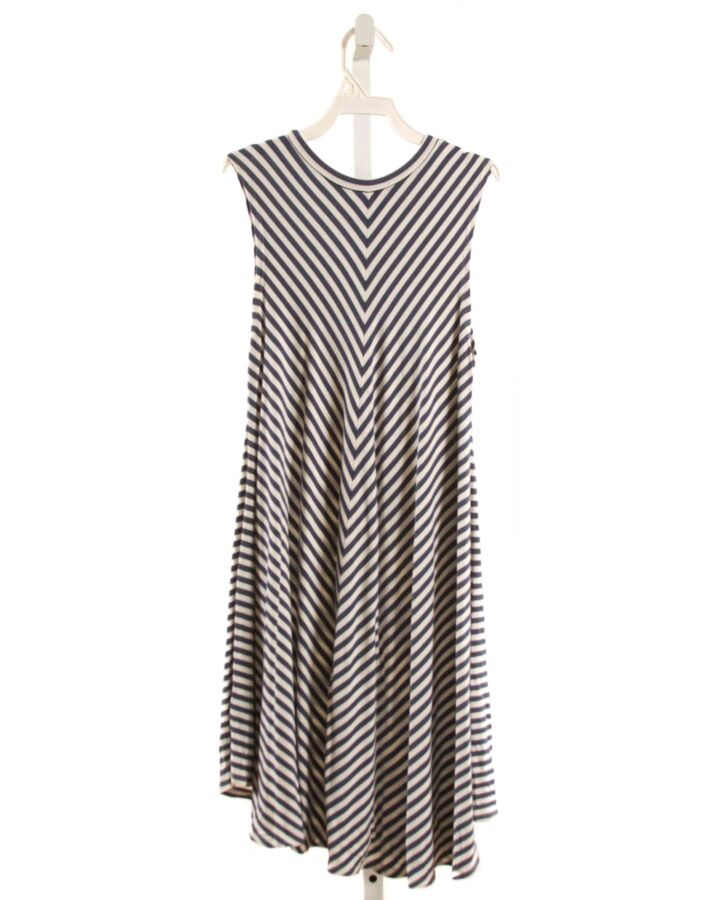 NORDSTROM  BLUE  STRIPED  KNIT DRESS