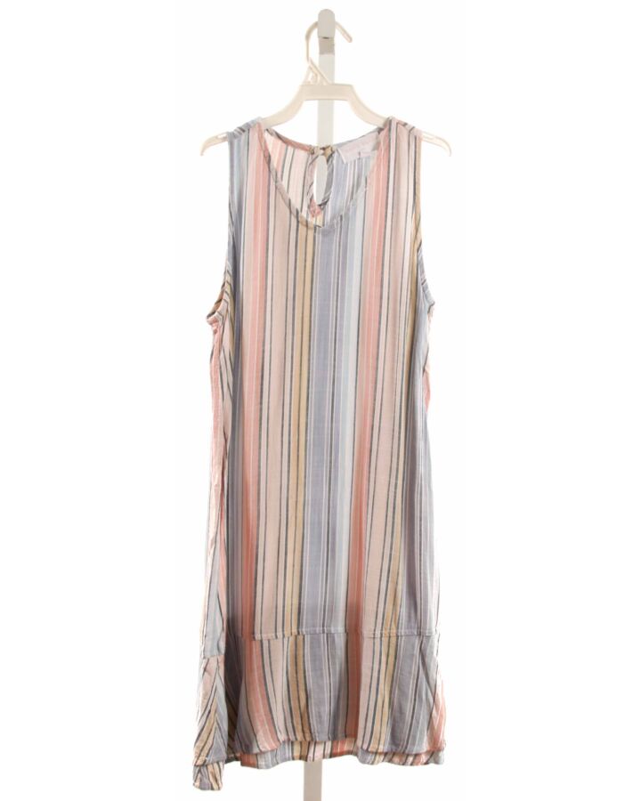 BELLA DAHL  MULTI-COLOR  STRIPED  DRESS