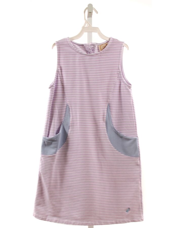 THE BEAUFORT BONNET COMPANY  LAVENDER  STRIPED  KNIT DRESS