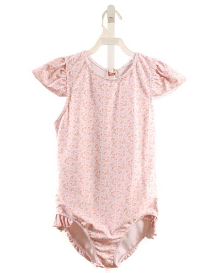 MINNOW  ORANGE  FLORAL  1-PIECE SWIMSUIT