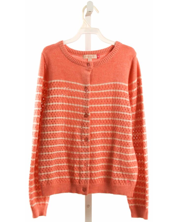 PINK CHICKEN  PINK EYELET   CARDIGAN