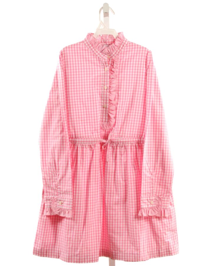 CPC  PINK  GINGHAM  DRESS WITH RUFFLE