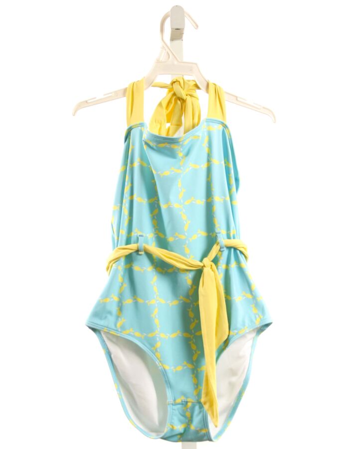 THE BEAUFORT BONNET COMPANY  AQUA    1-PIECE SWIMSUIT