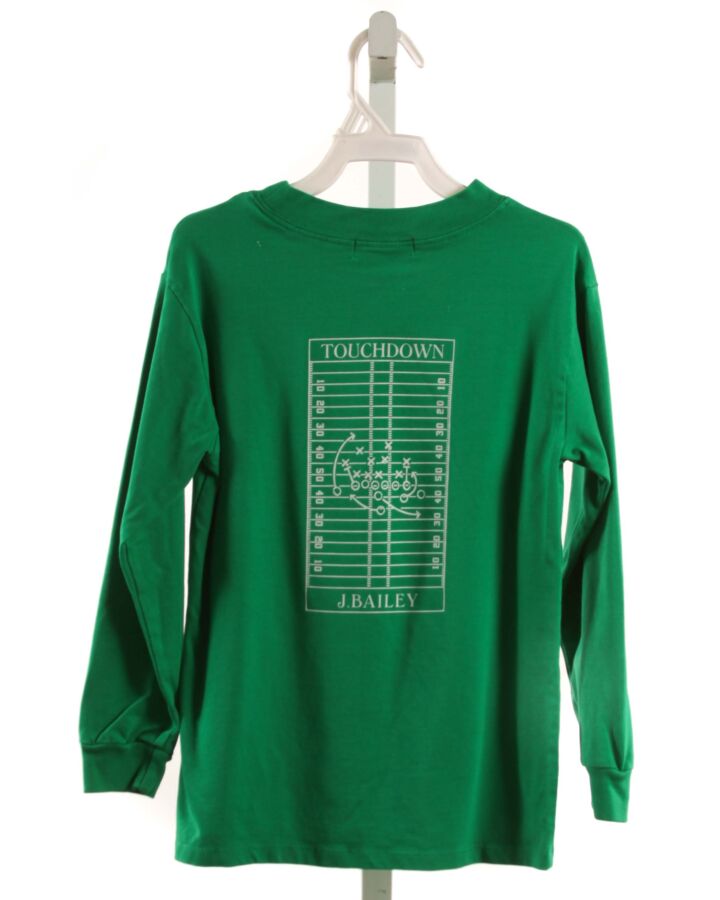 J. BAILEY  GREEN   PRINTED DESIGN T-SHIRT