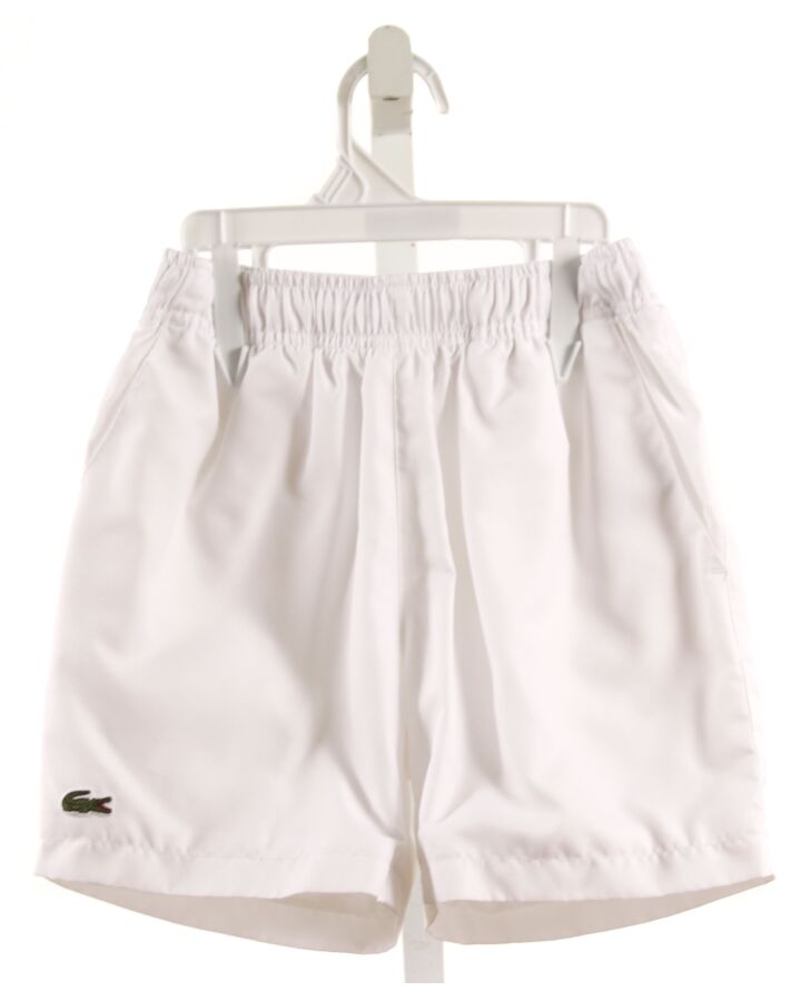 LACOSTE  WHITE    SHORTS