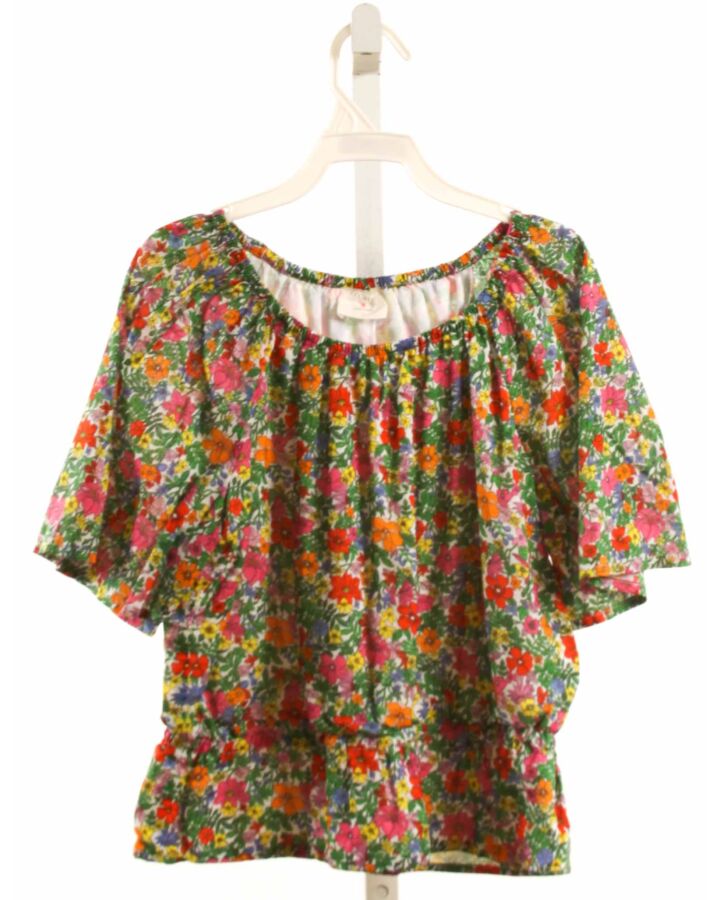 CREWCUTS  GREEN  FLORAL  DRESS SHIRT