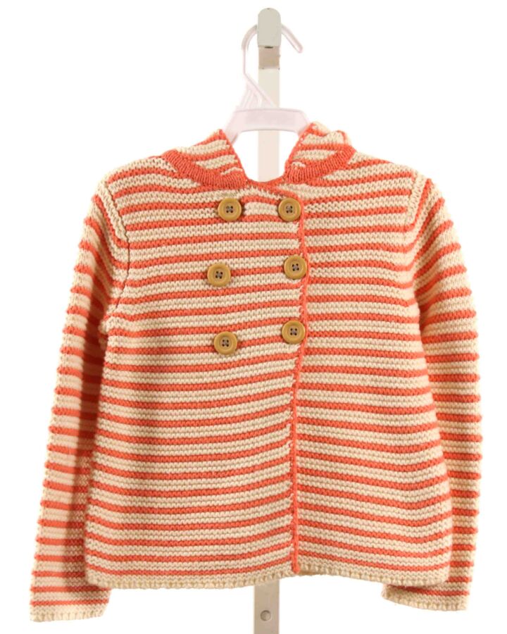 BABY BODEN  PINK  STRIPED  OUTERWEAR