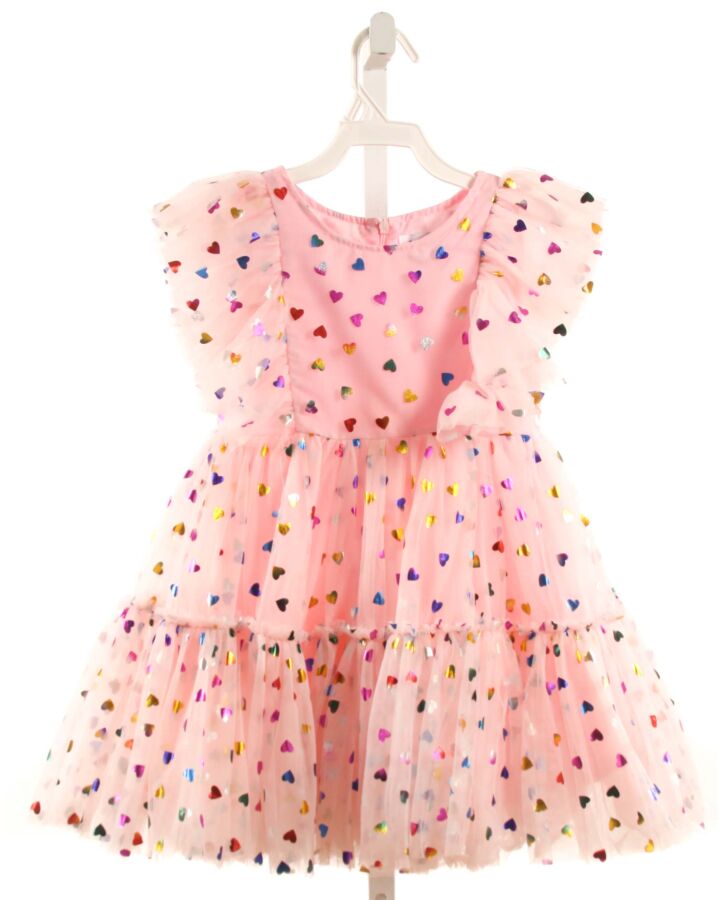 LOLA + THE BOYS  LT PINK TULLE   PARTY DRESS