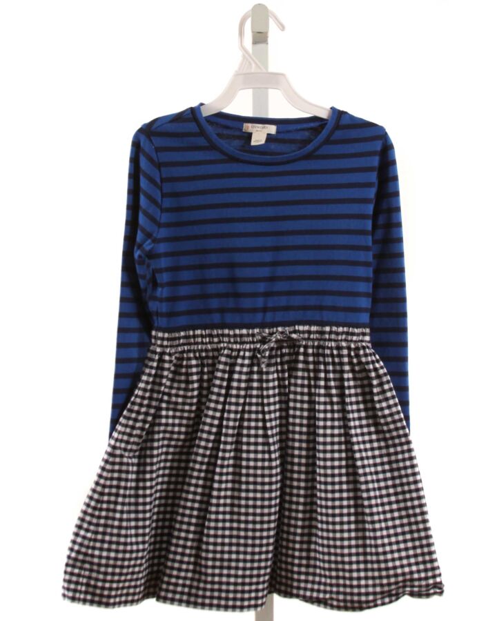 CREWCUTS  BLUE  STRIPED  KNIT DRESS