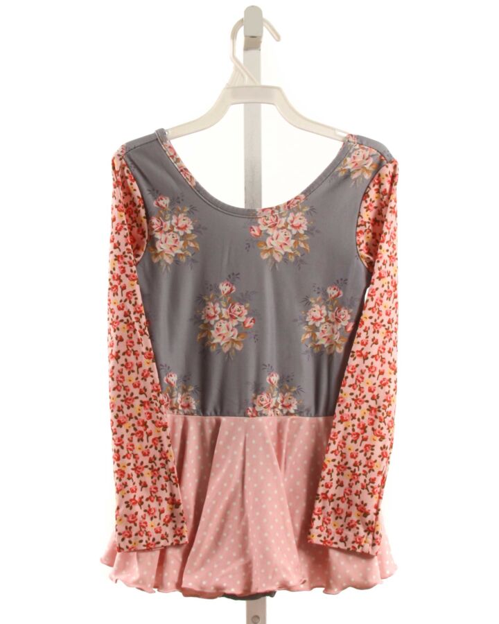 CHEEKY PLUM  PINK  FLORAL  LEOTARD