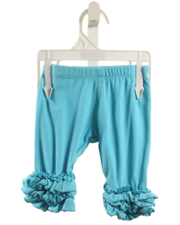 CHEEKY PLUM  AQUA    LEGGINGS WITH RUFFLE