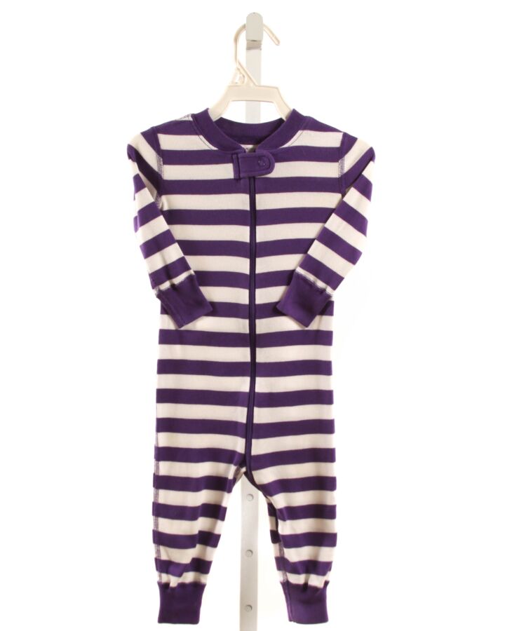HANNA ANDERSSON  PURPLE  STRIPED  LOUNGEWEAR