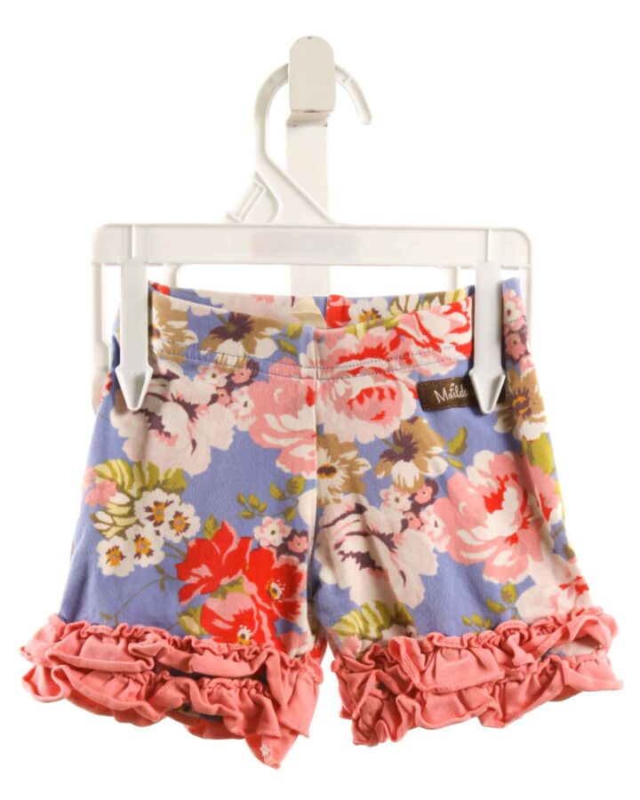 MATILDA JANE  PINK  FLORAL  BLOOMERS WITH RUFFLE