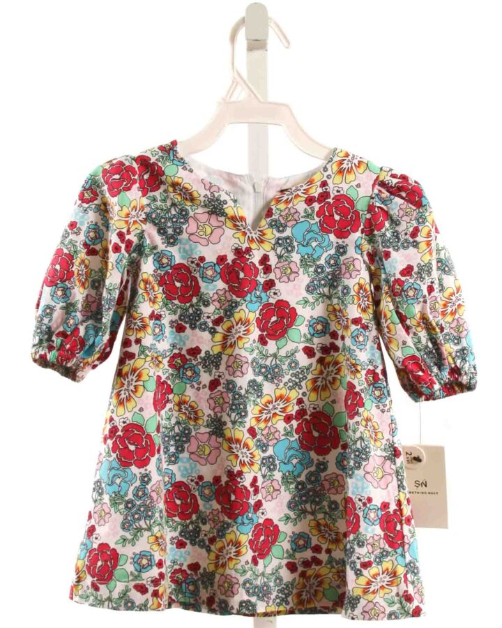 SOMETHING NAVY  MULTI-COLOR  FLORAL  2-PIECE OUTFIT