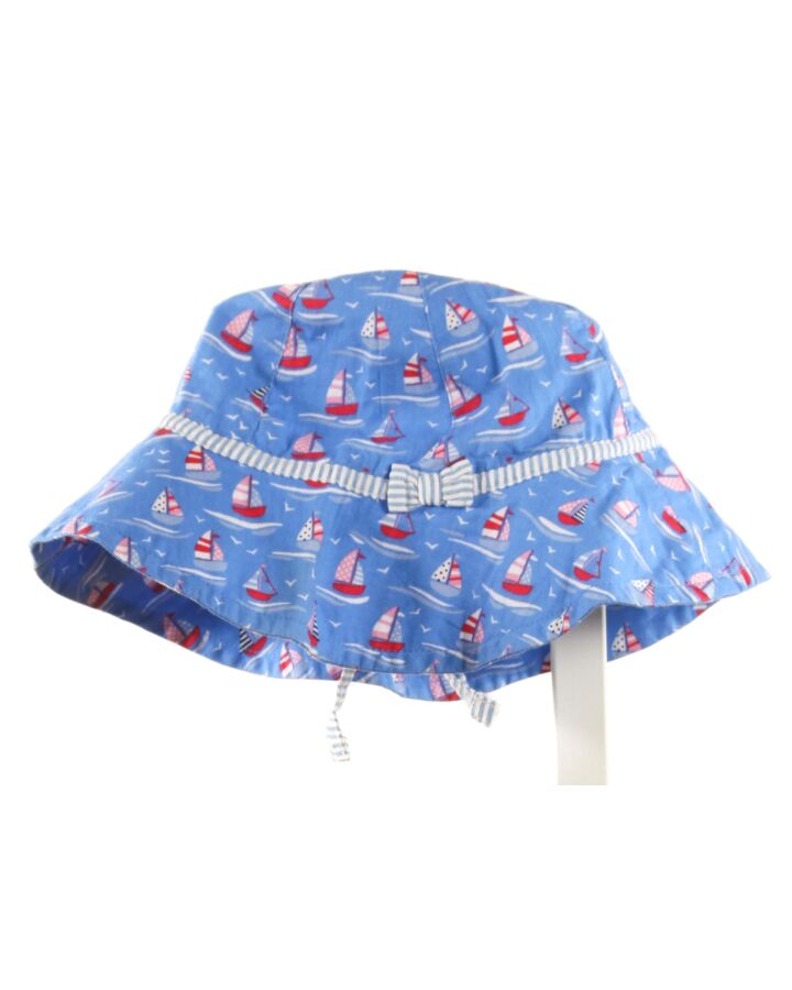 JOJO MAMAN BEBE  BLUE    HAT  WITH BOW
