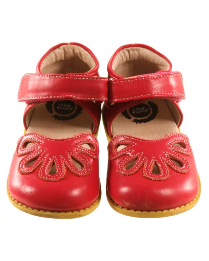 LIVIE & LUCA PINK MARY JANES *THIS ITEM IS GENTLY USED WITH MINOR SIGNS OF WEAR (MINOR SCUFFING ON TOES GOOD PLAY SHOES) *GUC SIZE TODDLER 7