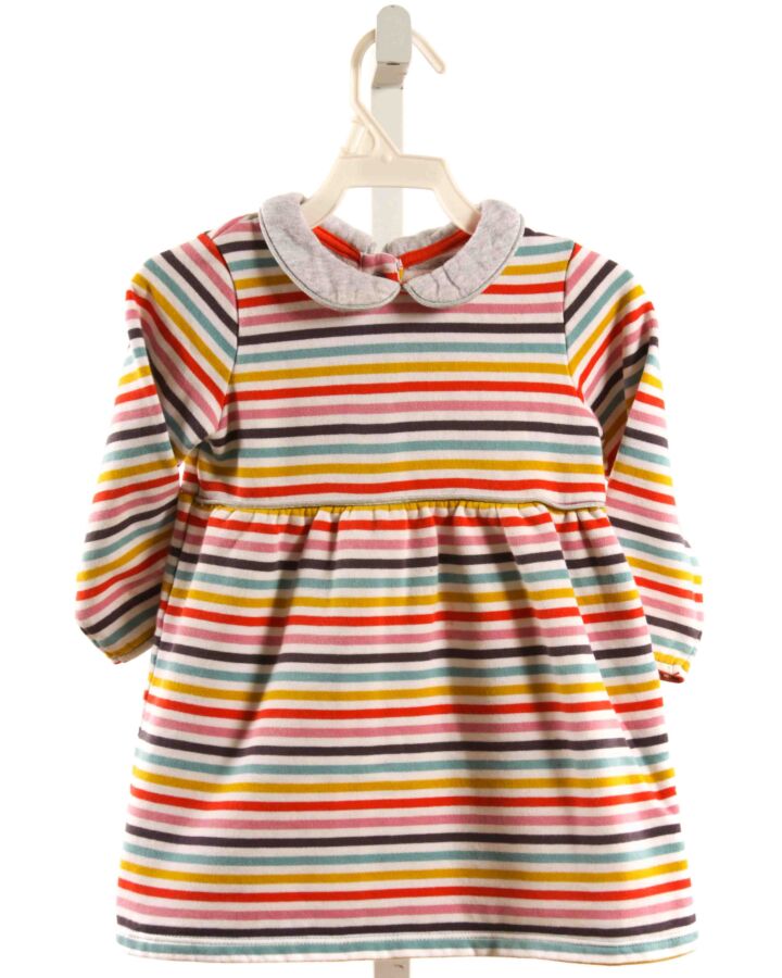 BABY BODEN  MULTI-COLOR  STRIPED  KNIT DRESS