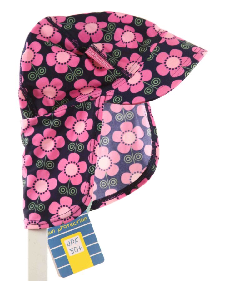 JOJO MAMAN BEBE  HOT PINK  FLORAL  HAT