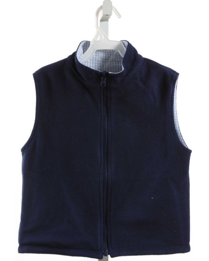 NO TAG  NAVY FLEECE   VEST