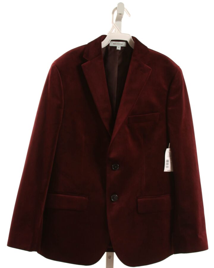 CLASS CLUB  MAROON VELVET   BLAZER