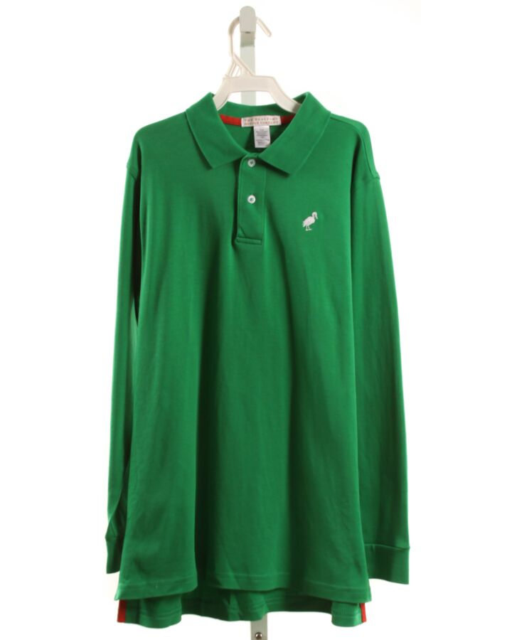 THE BEAUFORT BONNET COMPANY  GREEN    KNIT LS SHIRT