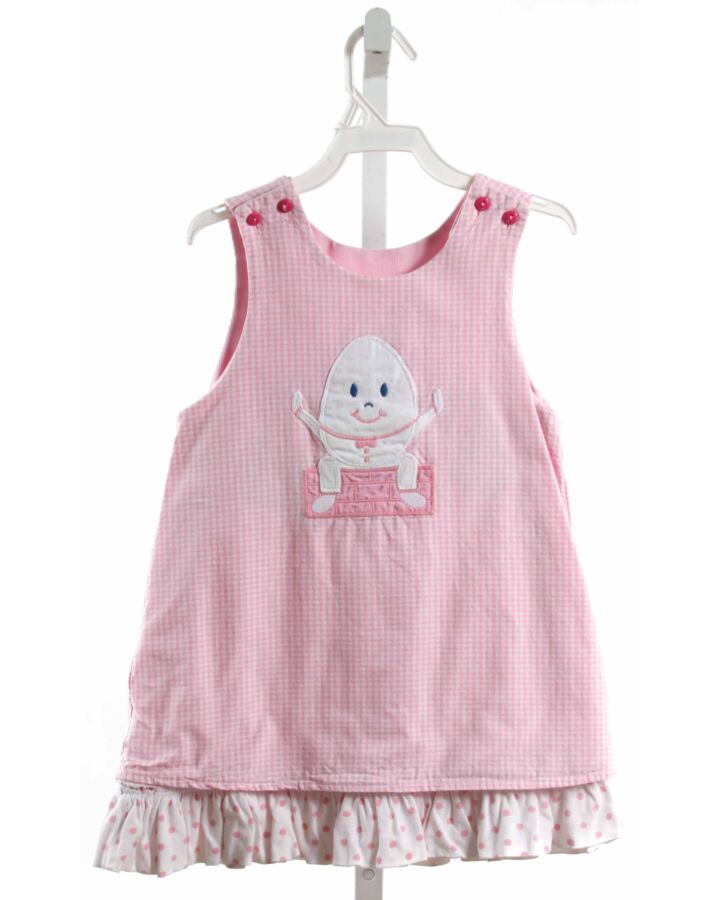 BAILEY BOYS  PINK  GINGHAM APPLIQUED DRESS