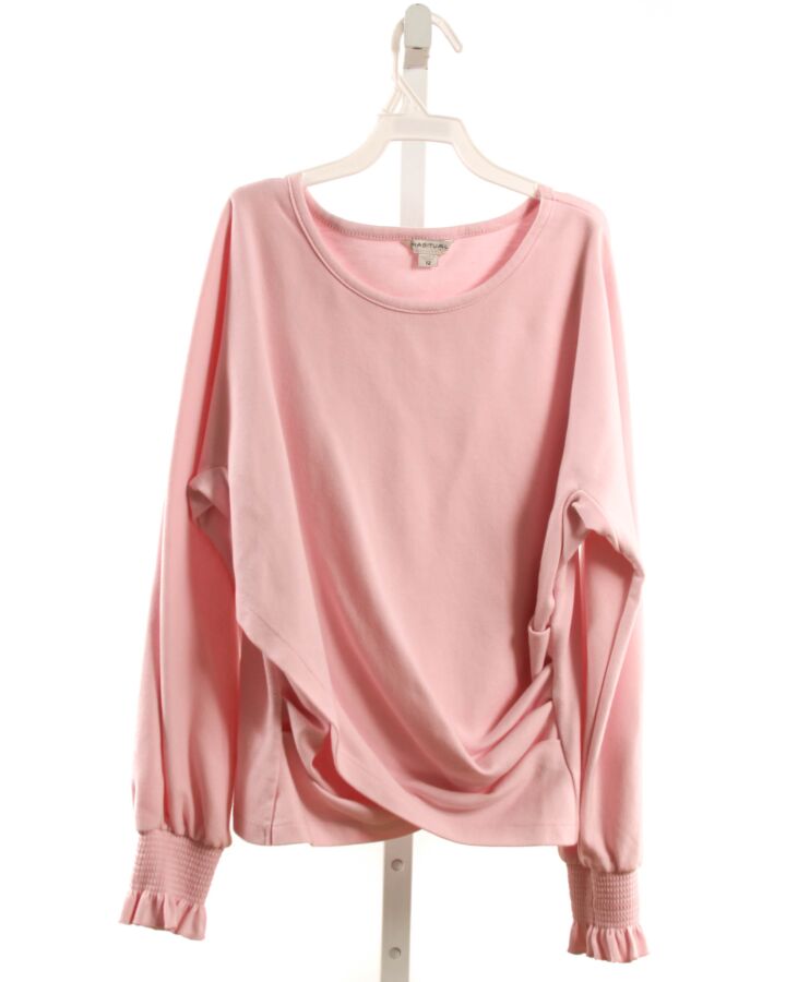 HABITUAL GIRL  PINK    KNIT LS SHIRT