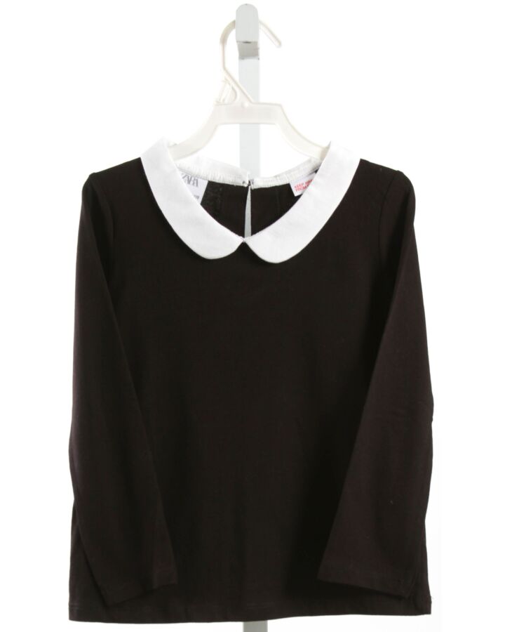 ZARA  BLACK    KNIT LS SHIRT