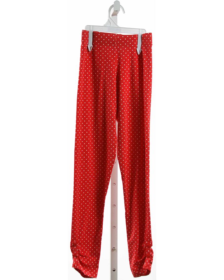 SERENDIPITY  RED  POLKA DOT  LEGGINGS