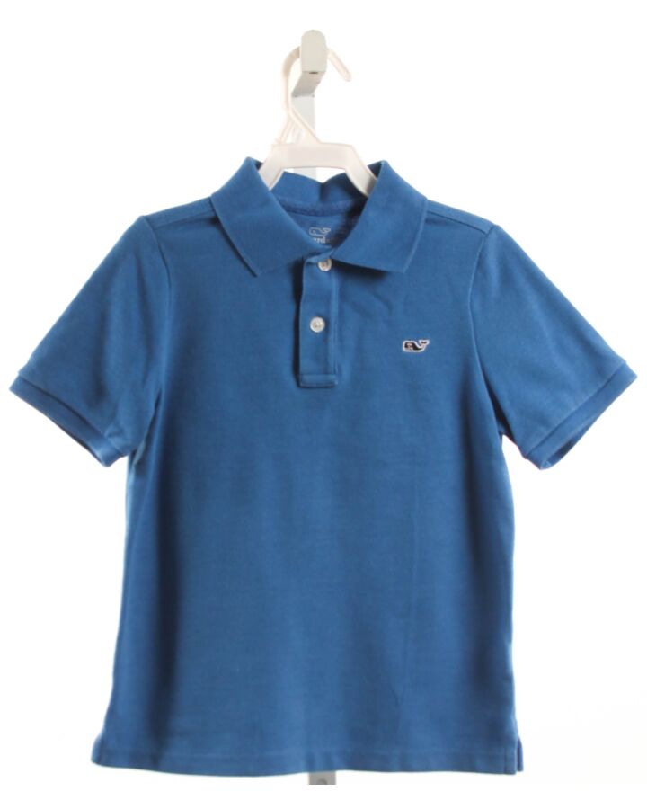 VINEYARD VINES  BLUE    KNIT SS SHIRT