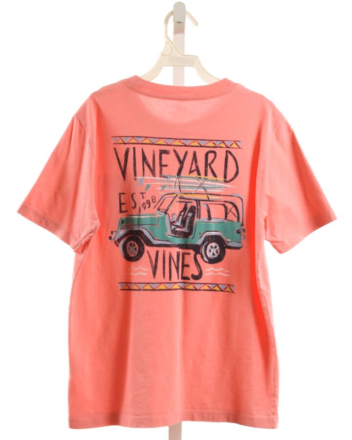 VINEYARD VINES  PINK   PRINTED DESIGN T-SHIRT