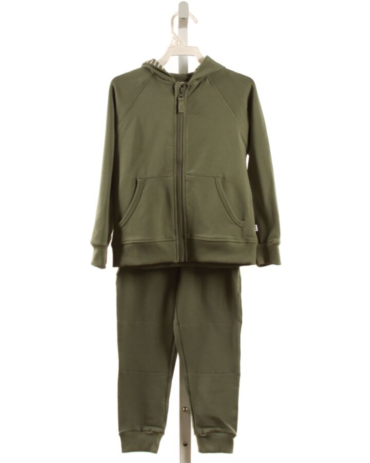 LITTLE SLEEPIES  FOREST GREEN    2-PIECE OUTFIT