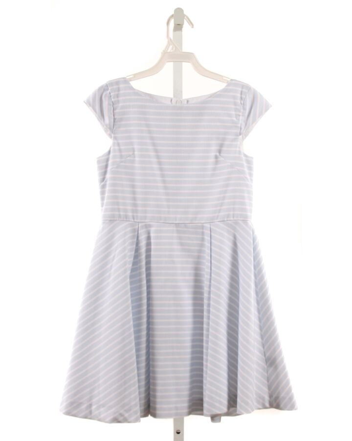 MARIA CASERO  LT BLUE  STRIPED  DRESS