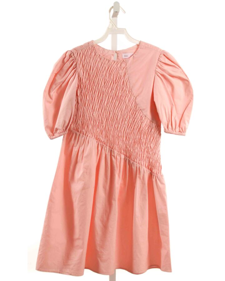 ZARA  PINK   SMOCKED DRESS