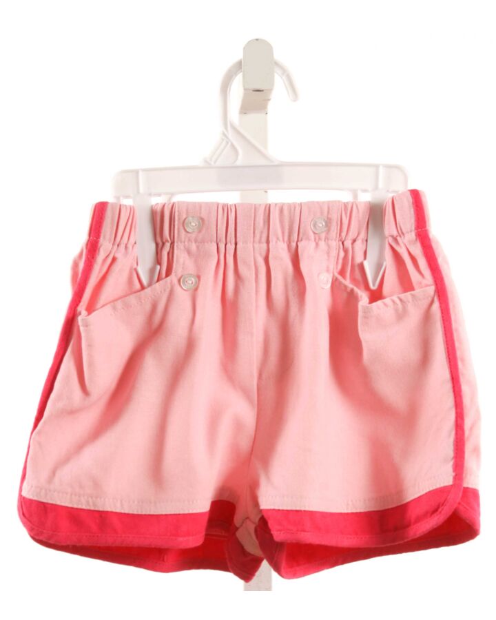 BISBY BY LITTLE ENGLISH  PINK LINEN   SHORTS