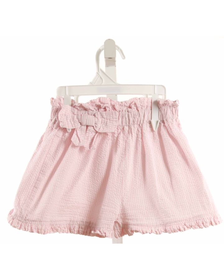 LITTLE ENGLISH  PINK SEERSUCKER   SHORTS WITH BOW