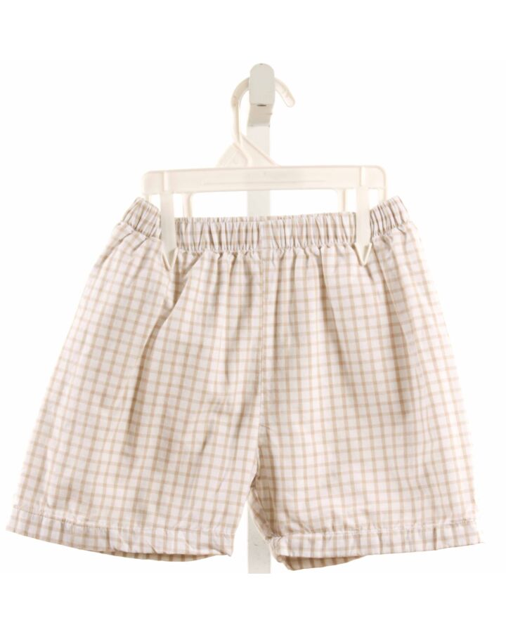 CECIL & LOU  BROWN  WINDOWPANE  SHORTS