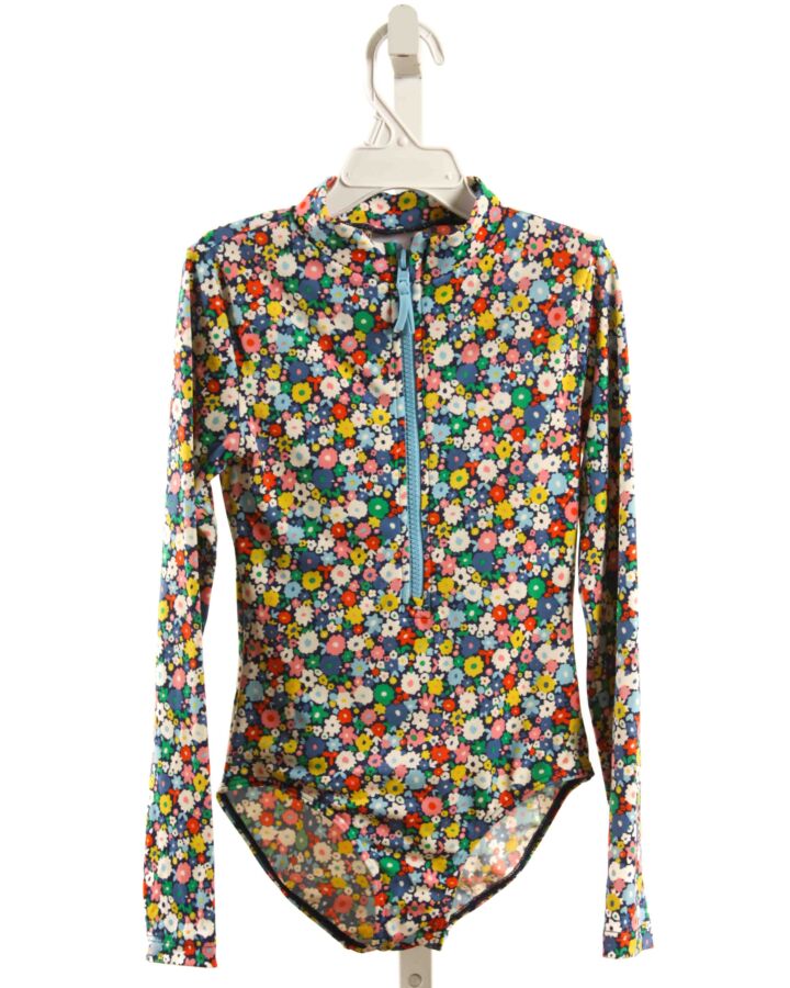 MINI BODEN  MULTI-COLOR  FLORAL  1-PIECE SWIMSUIT