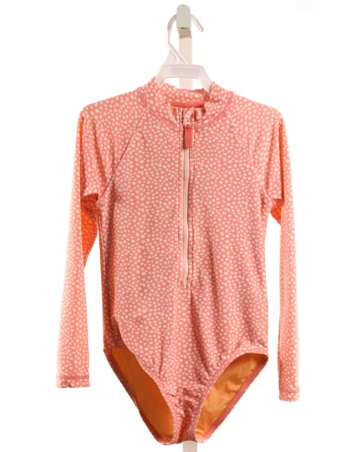 CREWCUTS  PINK  POLKA DOT  1-PIECE SWIMSUIT