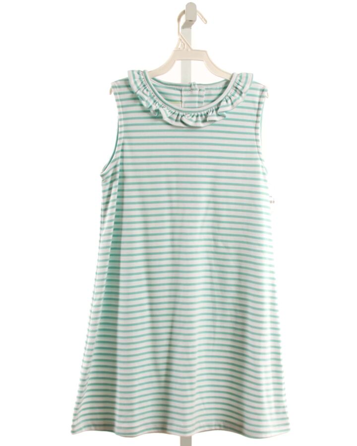 ZUCCINI  MINT  STRIPED  KNIT DRESS
