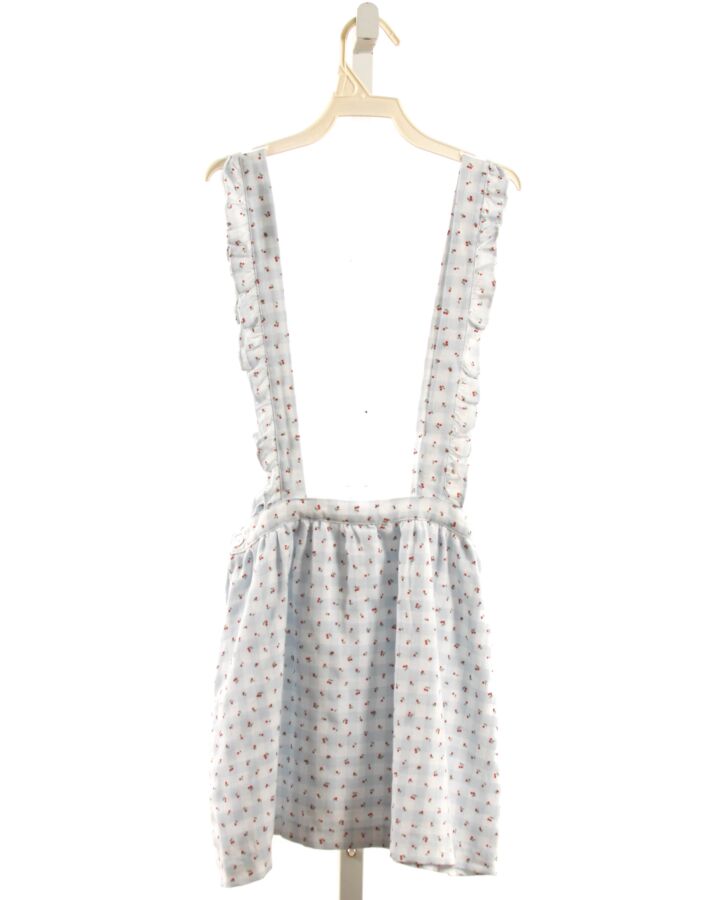 LA COQUETA  BLUE  GINGHAM PRINTED DESIGN SKIRT WITH RUFFLE