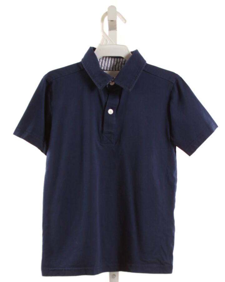 CECIL & LOU  BLUE    KNIT SS SHIRT