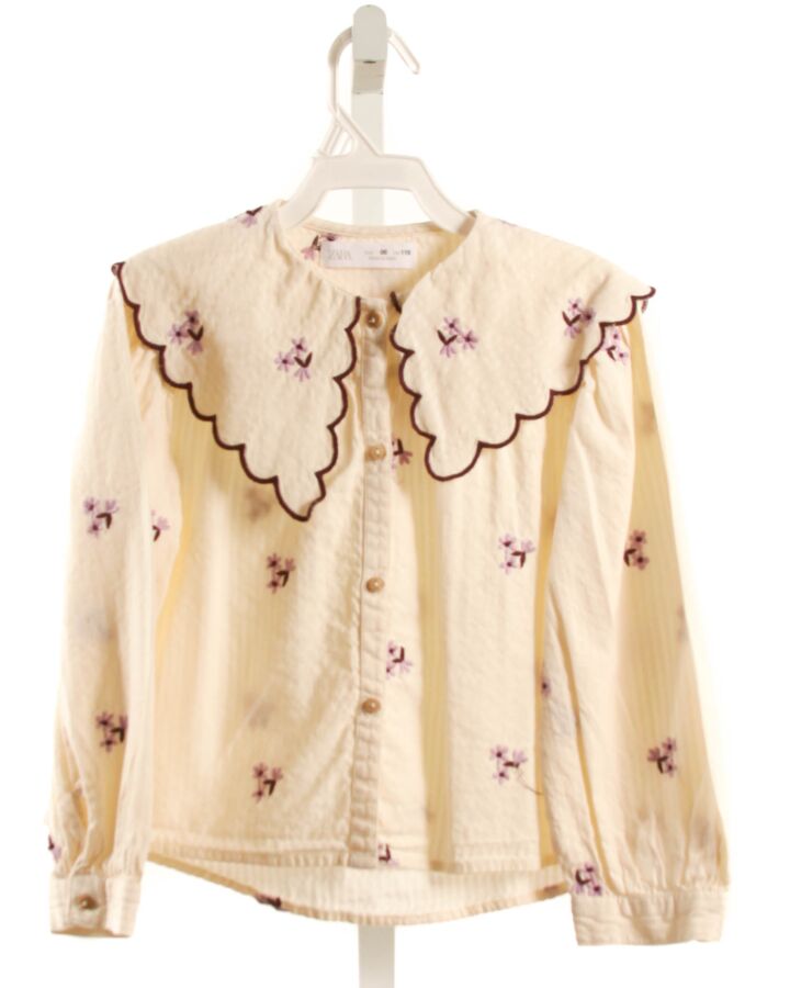 ZARA  CREAM    DRESS SHIRT