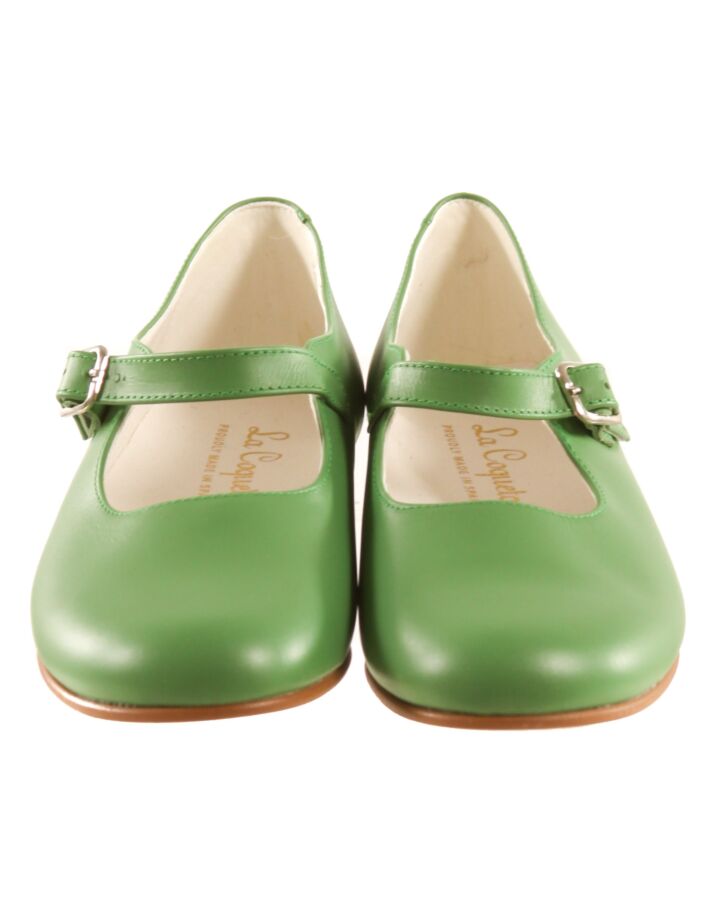 LA COQUETA GREEN MARY JANES *EU SIZE 33 EQUIVALENT TO SIZE 2 *NWT SIZE CHILD 2