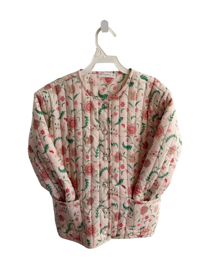 MINNOW  PINK  FLORAL  OUTERWEAR