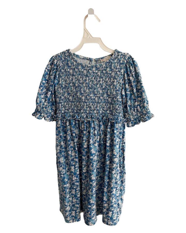CREWCUTS  BLUE  FLORAL  KNIT DRESS