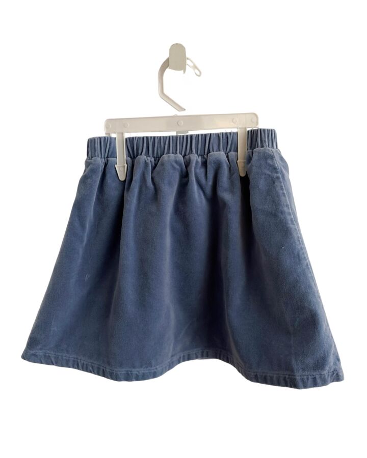 NO TAG  BLUE VELOUR   SKIRT
