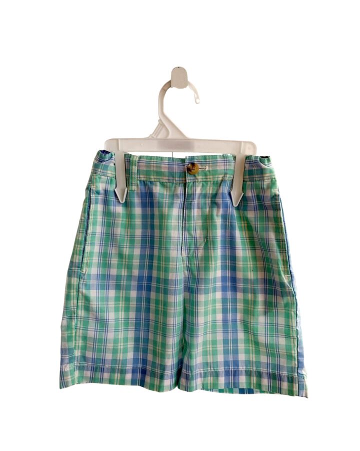 J. BAILEY  MINT  PLAID  SHORTS